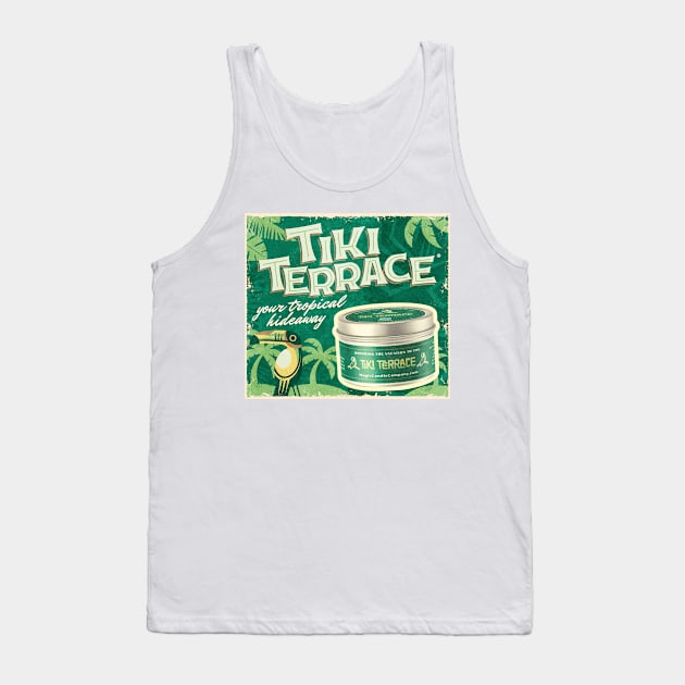 Tiki Terrace by Magic Candle Company Tank Top by MagicCandleCompany